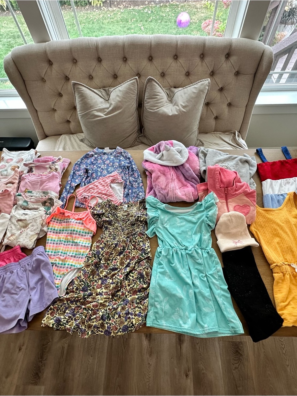 Girls Clothing Lot - Mint Green Dress & Mixed Summer Pieces